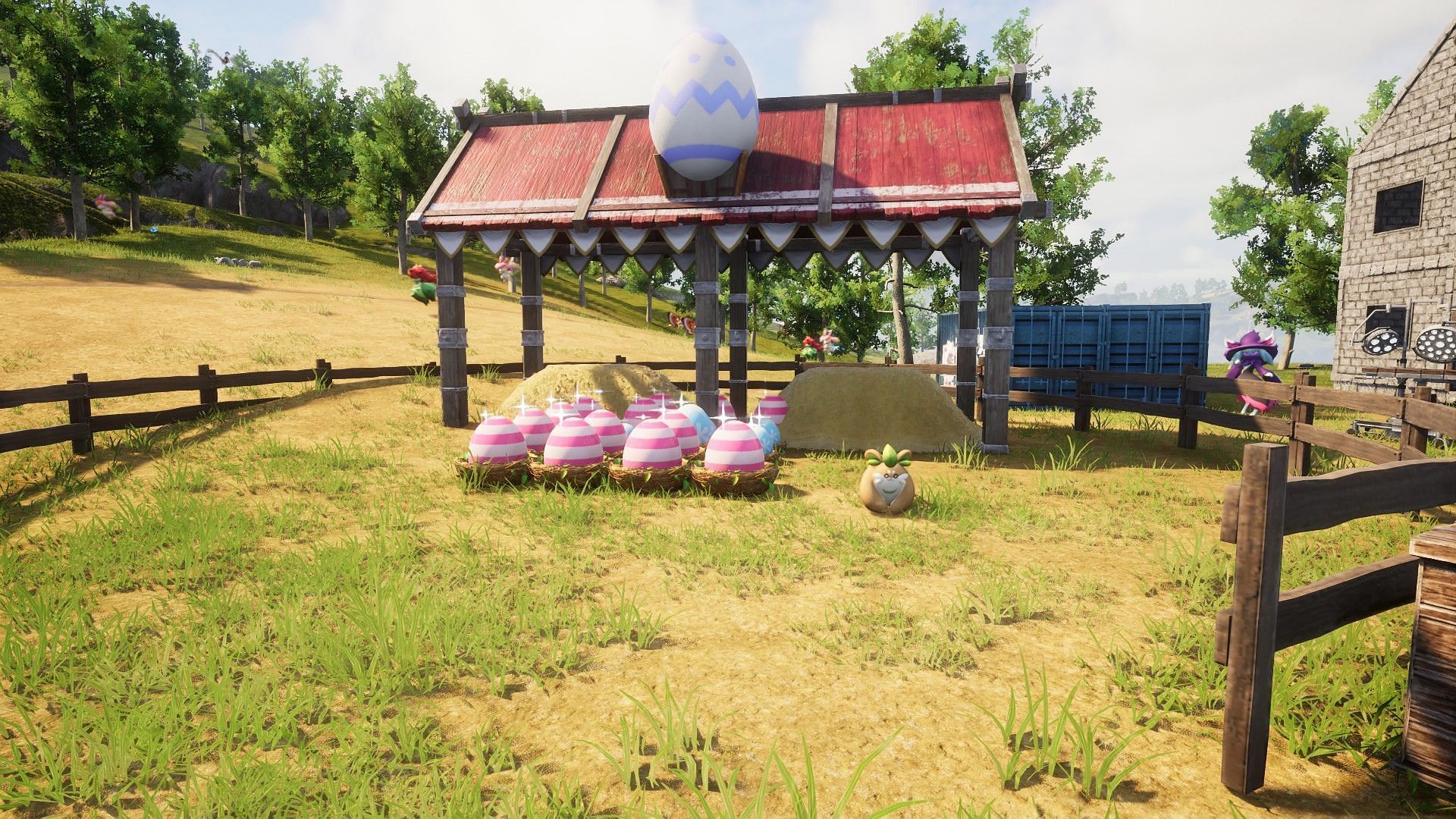 Herbil in a Breeding Farm (Image via Pocketpair)